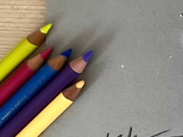 色鉛筆だけで描いたのが？　「まぶしい！」「本物より輝いている」