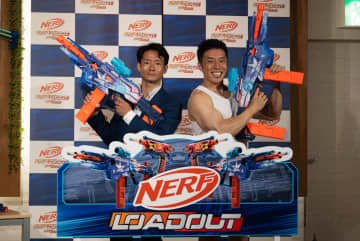 なかやまきんに君、新シリーズ「ナーフ ロードアウトブラスター」をカスタム！1,000通り以上のカスタマイズで自分だけの1丁が作れる