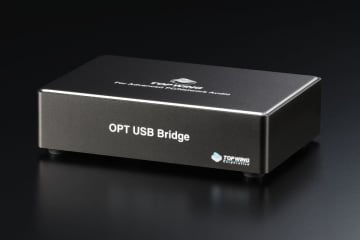 トップウイング、PCや音楽サーバーとUSB接続し、SFPポートを追加する「OPT USB Bridge」
