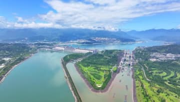 中国三峡ダムの貨物通過量、1～6月は10.4％増