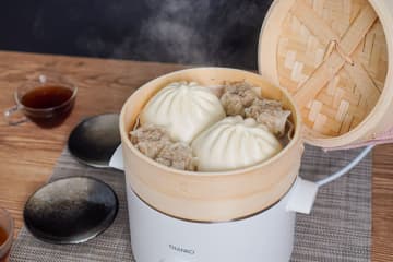 サンコー、火いらずで本格蒸し料理できる電気せいろ
