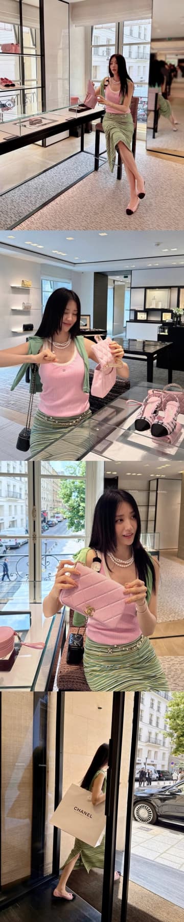 『トンイ』パク・ハソン、パリのシャネルでショッピング！“一児の母”の優雅な日常に「憧れる」【PHOTO】