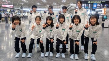 ＜レスリング＞7.5～7U15アジア選手権（キルギス）出場の女子チームが出発