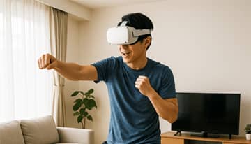 リビングがジムになる！ VRゴーグルが変える「夏ダイエット革命」