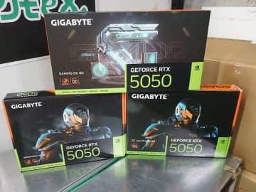 GIGABYTEの「GeForce RTX 5050」が3製品、ロープロファイルモデルもあり