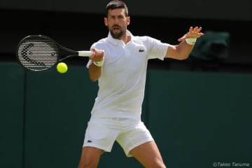 ジョコビッチ、地元イギリスのエバンズに快勝し3回戦進出。「目標は明確。すべて勝ち抜く」と25度目のグランドスラム制覇へ意欲[ウィンブルドン]