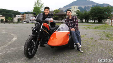 スピードワゴン・井戸田「いちにの参拝」レギュラー祈願！　バナナマン・設楽の地元でサイドカー旅