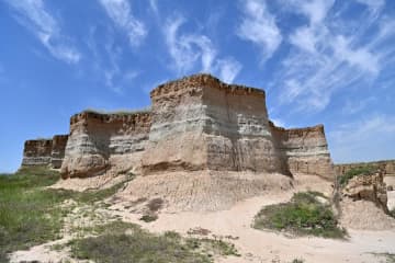 変化に富んだ土の奇観、大同土林　中国山西省