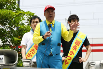 【参院選】NHK党・立花孝志氏「泉房穂をなぜ責めない」　兵庫県警が厳戒態勢…明石駅前で演説