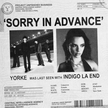 ヨーク、indigo la Endとのコラボレーション楽曲「Sorry In Advance」がついに配信！