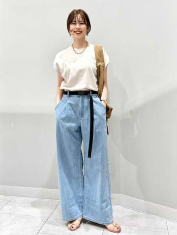 夏の“デニム”【GU】40・50代が即マネしたい♡「垢抜けコーデ」
