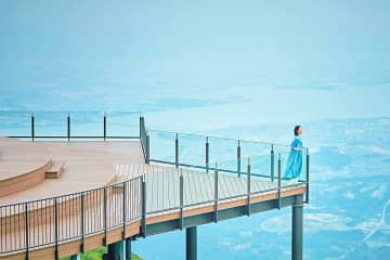 びわ湖を一望！「Cafe360」が全面リニューアルで絶景スポットに