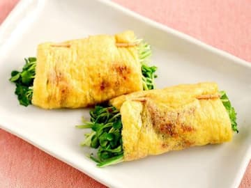 【万能おだしの油揚げロール】便利な野菜だし使用！