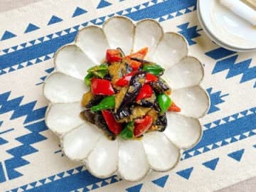 【夏野菜のごまみそ炒め】便利な野菜だし使用！