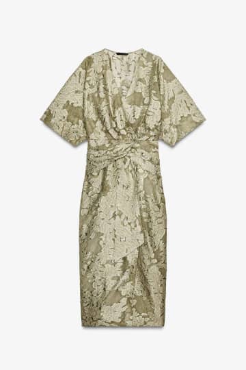 【ZARA】大人に似合う「ドレープワンピ」
