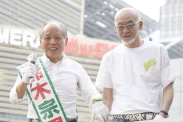 【参院選】松山千春　自民・鈴木宗男氏の応援で美声披露…公選法違反？の声に「８小節までは大丈夫」