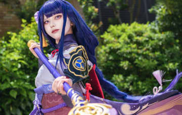 【コスプレ】威厳を備えた佇まいに雷神のオーラが漂う！『原神』雷電将軍のクールな美貌に目を奪われる【写真9枚】