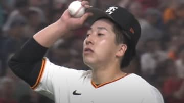 【巨人】大勢が救援失敗　2本ヒットから痛恨の死球　満塁で菊池涼介に逆転打許す