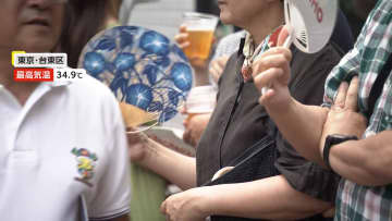 三重・桑名市で最高気温38.3℃…全国139カ所で猛暑日に　「暑くてどこかに逃げたい」北海道2カ所でも35℃超え