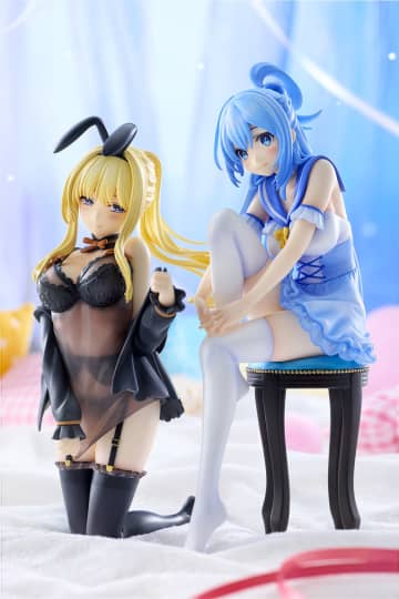 『このすば』アクア＆ダクネス、原作絵×寝間着でフィギュア化！普段見せない透明感あるビジュアルに
