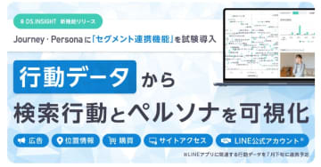 LINEヤフー、「DS.INSIGHT」に行動起点のユーザー分析機能を試験導入　LINEデータとも初連携へ