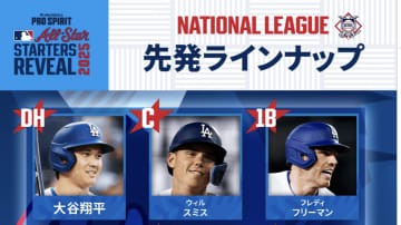 MLBオールスター・ゲームのスタメンに大谷翔平ら「有休とりました」「夢みたいなラインナップ」