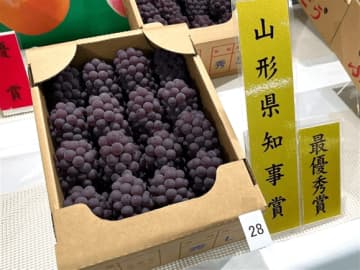 山形県ぶどう｢デラウェア｣品評会入賞商品を限定販売！JAタウンのショップ｢小さなYAMAGATAマルシェ｣に登場！