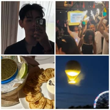 「BTS」V、パリで「CELINE」パーティー現場を公開…「Welcome To Paris V」