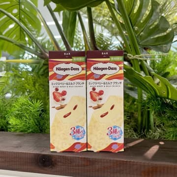 【新作】ハーゲンダッツ バー”ミックスベリー＆ミルク クランチ”が新発売!