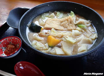 【長野ツーリング飯】道の駅中条で“おかあさんの味”「おぶっこ」を堪能する旅