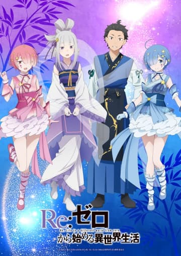 アニメ『Re：ゼロから始める異世界生活』七夕ビジュアルが公開　「仙台七夕まつり2025」にて七夕飾りの掲出も決定