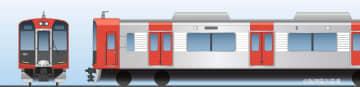 【阪神電気鉄道】急行用1000系車両を「Re Vermilion（リ・バーミリオン）」を用いたデザインに変更へ　8月下旬から運行開始予定