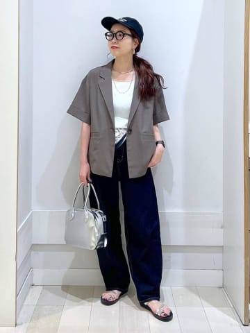 夏の羽織りに“この1枚”！【グローバルワーク】大人が即こなれる♡「半袖ジャケット」