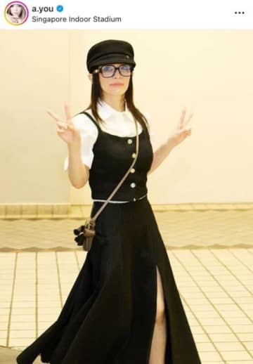 「全然雰囲気が違う」浜崎あゆみ、ステージとは違った魅力の自然体SHOTに反響「清楚で上品でかわいい」