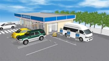 1泊2,500円で電源ドラム貸し出し、生ごみ処理付きの車中泊場所を提供! ローソンがコンビニ初の車中泊施設「RVパーク」実証実験を6店舗の駐車場で開始～いつでも飲食物を購入でき、常に店内に従業員がいる安心感