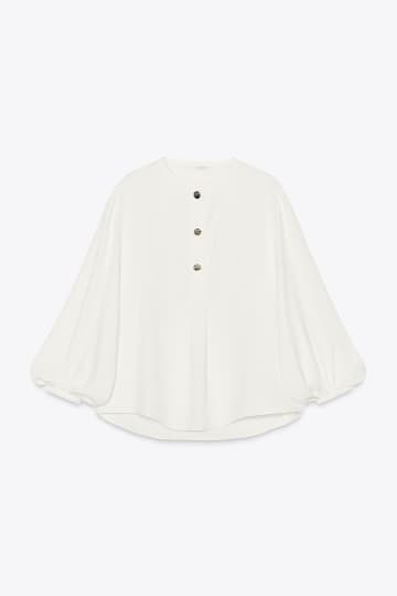 【ZARA】ガバッと着るだけ！「こなれブラウス」