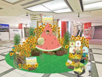 【梅田】ホワイティうめだで「すみっコぐらし」とひまわりが彩る初の装飾コラボ　7/18（金）～8/18（月）