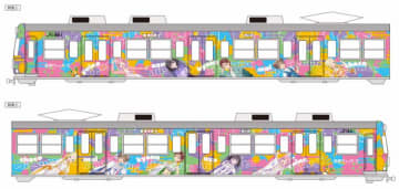 上毛電鉄 アニメ「前橋ウィッチーズ」ラッピング電車の運行とコラボ１日フリ－切符の発売を開始！ アニメ聖地巡礼で利用促進を狙う