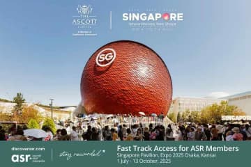 アスコット、大阪・関西万博シンガポールパビリオンで優先入場　新規会員登録＆アプリDLで利用可能