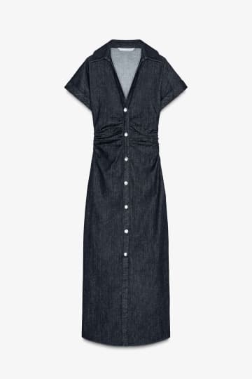【ZARA】大人っぽくキマる「優秀デニムワンピ」