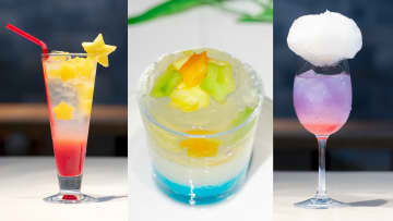 七夕までの期間限定オープン『カルピスの星空カフェ』涼やかで美しい見た目のドリンクやゼリー、レアチーズケーキを堪能