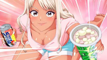 夏アニメ「人妻の唇は缶チューハイの味がして」日焼けギャルと再会－ 既婚者なのに甘えてきて… 第2話先行カット