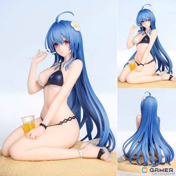 「アズレン」ヘレナが着せ替え“光輝のトライアングルウェーブ”の姿で立体化！パールの質感艶めく水着が繊細なスタイルを引き立てる