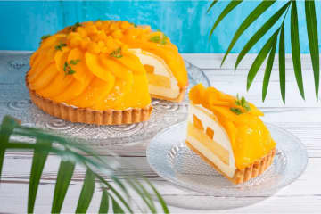 マンゴー＆桃を使用した夏にピッタリのケーキ2種！「ダッキーダック」より登場