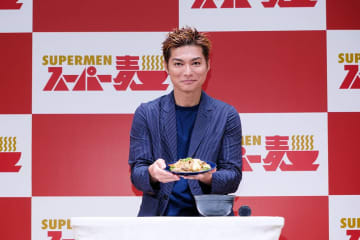 EXILE SHOKICHI「スーパー麺」公式アンバサダー就任「⾷べる喜びや暮らす幸せを届けたい」