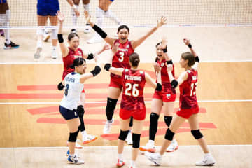 女子日本代表　千葉大会初戦でフランスにストレート勝ち