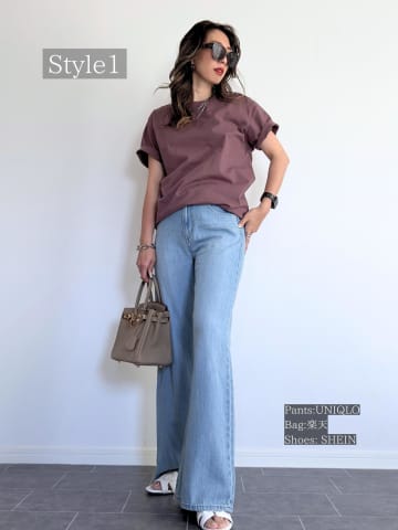 【ユニクロ】40・50代の救世主♡「一軍Tシャツ」