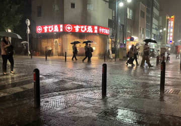 横浜、川崎で猛烈な雨　神奈川県に記録的短時間大雨情報を発表