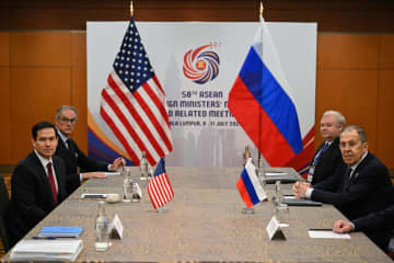 米、ロシアに停戦へ妥協促す　外相会談、対面2回目