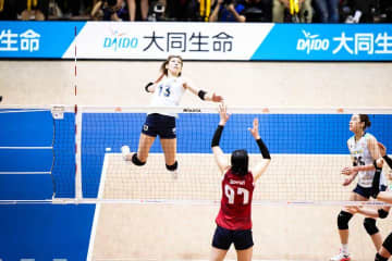 代表戦初スタメンの秋本美空が躍動！ 女子日本代表が8勝目を上げる【VNL女子2025】